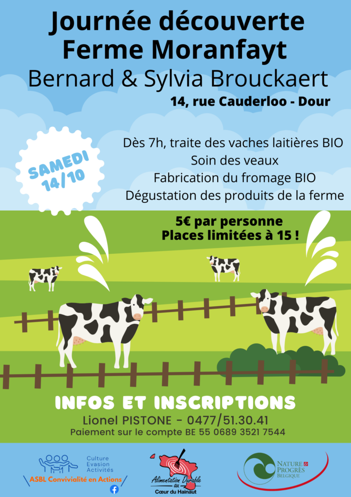 Journée découverte Ferme Moranfayt