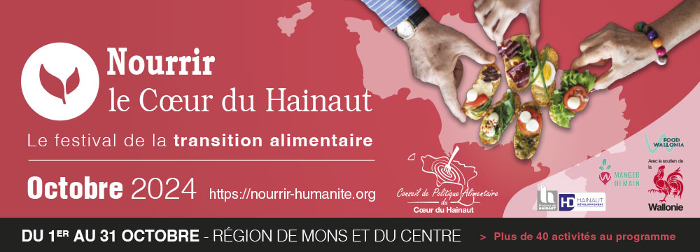 Banner Festival Nourrir le Coeur du Hainaut 2024